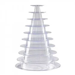 Plastový stojan na makrónky / 10-poschodový