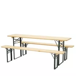 Pivný set 220x70 cm