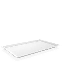 Podnos melaminový biely 48x30 cm