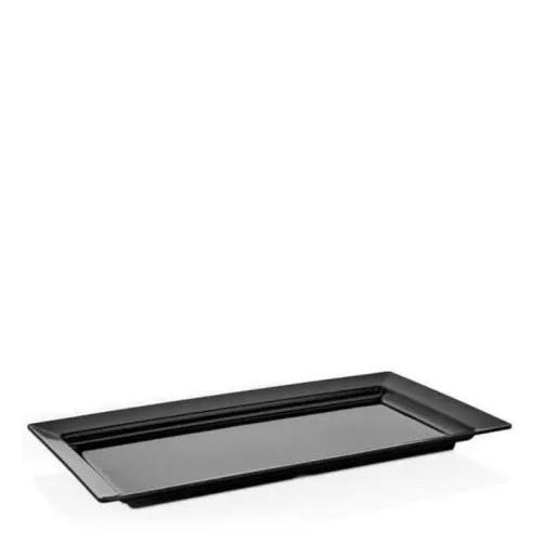 Podnos  melaminový čierny 48x30 cm