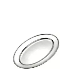 Podnos oválny nerezový  45x34 cm