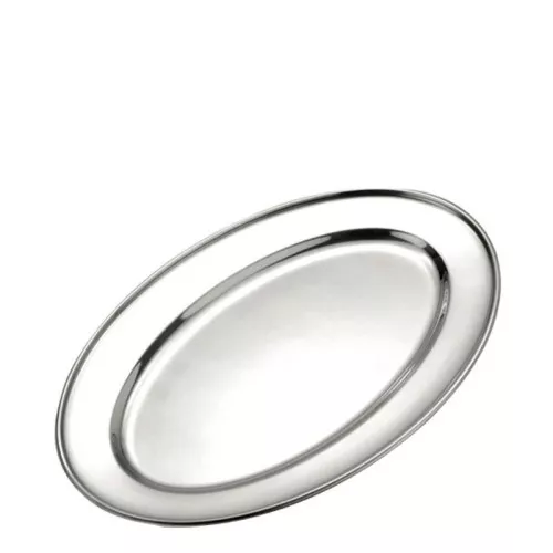Podnos oválny nerezový 50x35 cm