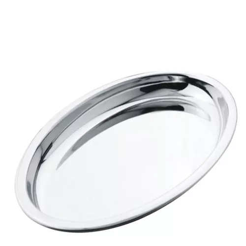 Podnos oválny nerezový  61x42 cm
