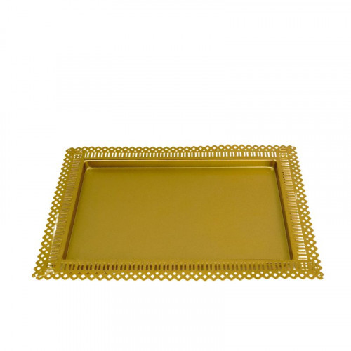 Servírovací podnos zlatý 37x27 cm