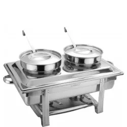 Chafing na polievku/omáčku 2x4 l