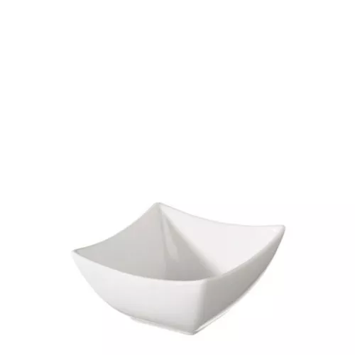 Tapas miska štvorcová biela 9x9 cm