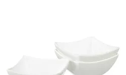 tapas miska stvorec biela 9x9cm 2