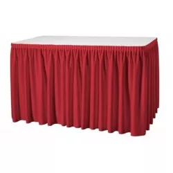 Banketová sukňa saténová 3,8 m / červená