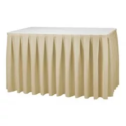 Banketová sukňa saténová 2,4 m / champagne