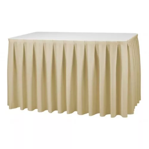 Banketová sukňa saténová 2,4 m / champagne