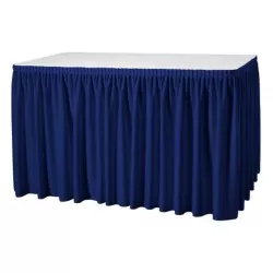 Banketová sukňa saténová 5,8 m / modrá 