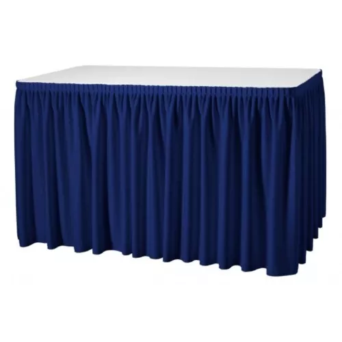 Banketová sukňa saténová 5,8 m / modrá 