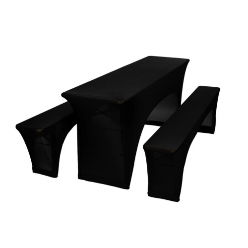 Návlek elastický na pivný set  220x70 cm / čierny