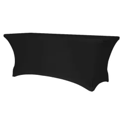 Návlek elastický na bufetový stôl 76x183 cm / čierny